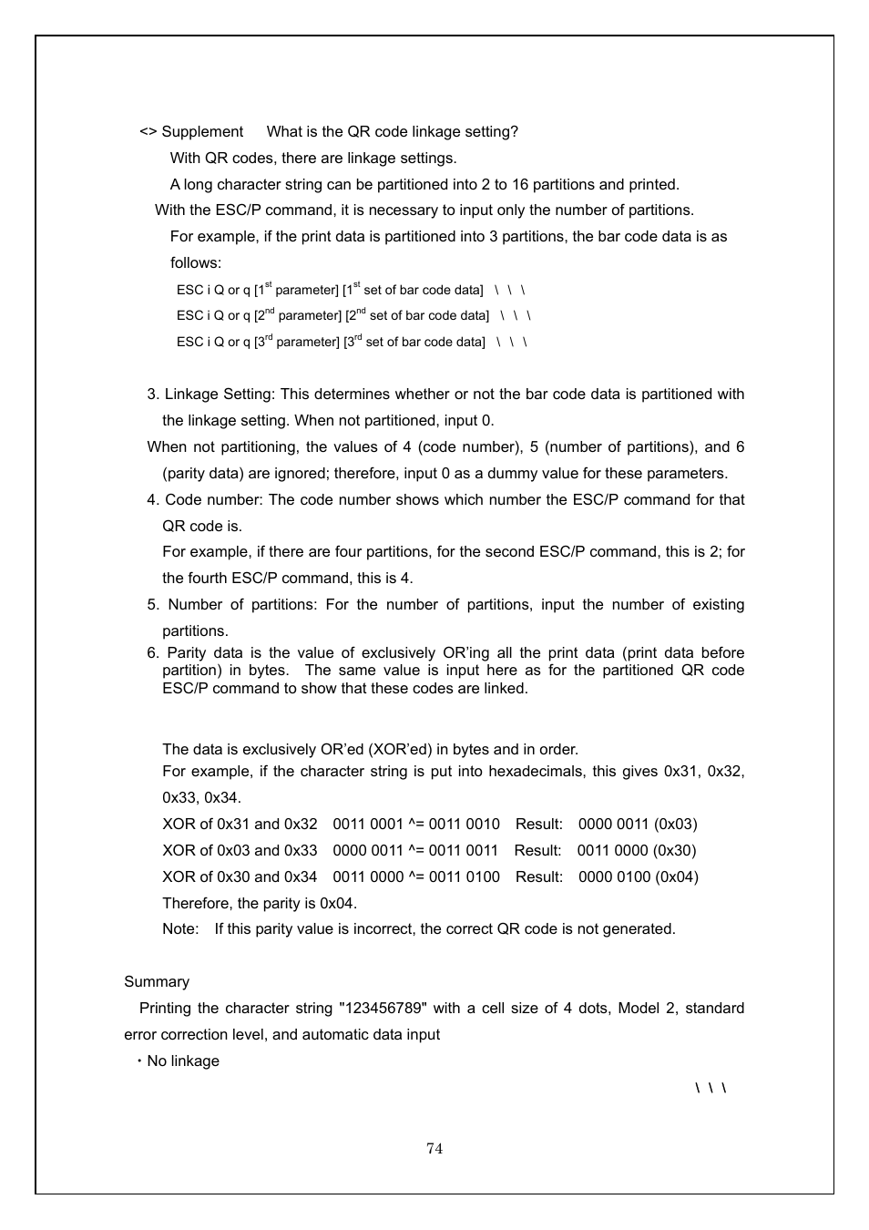 Brother TD-4100N User Manual | Page 74 / 115