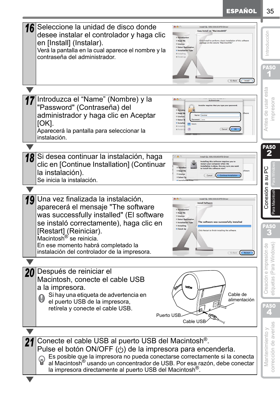 Brother QL-500 User Manual | Page 93 / 118