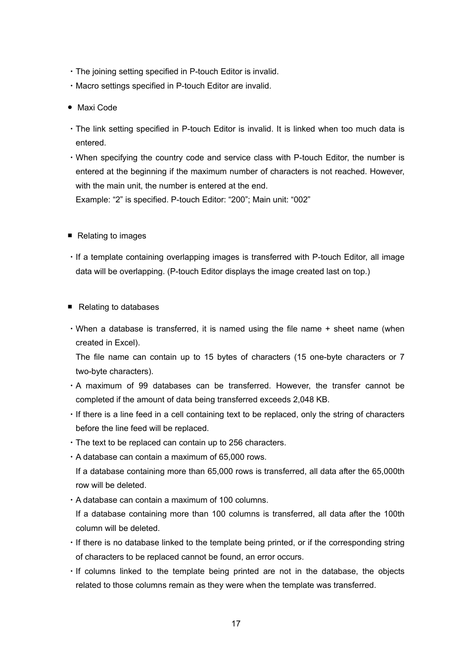 Brother TD-4100N User Manual | Page 17 / 88