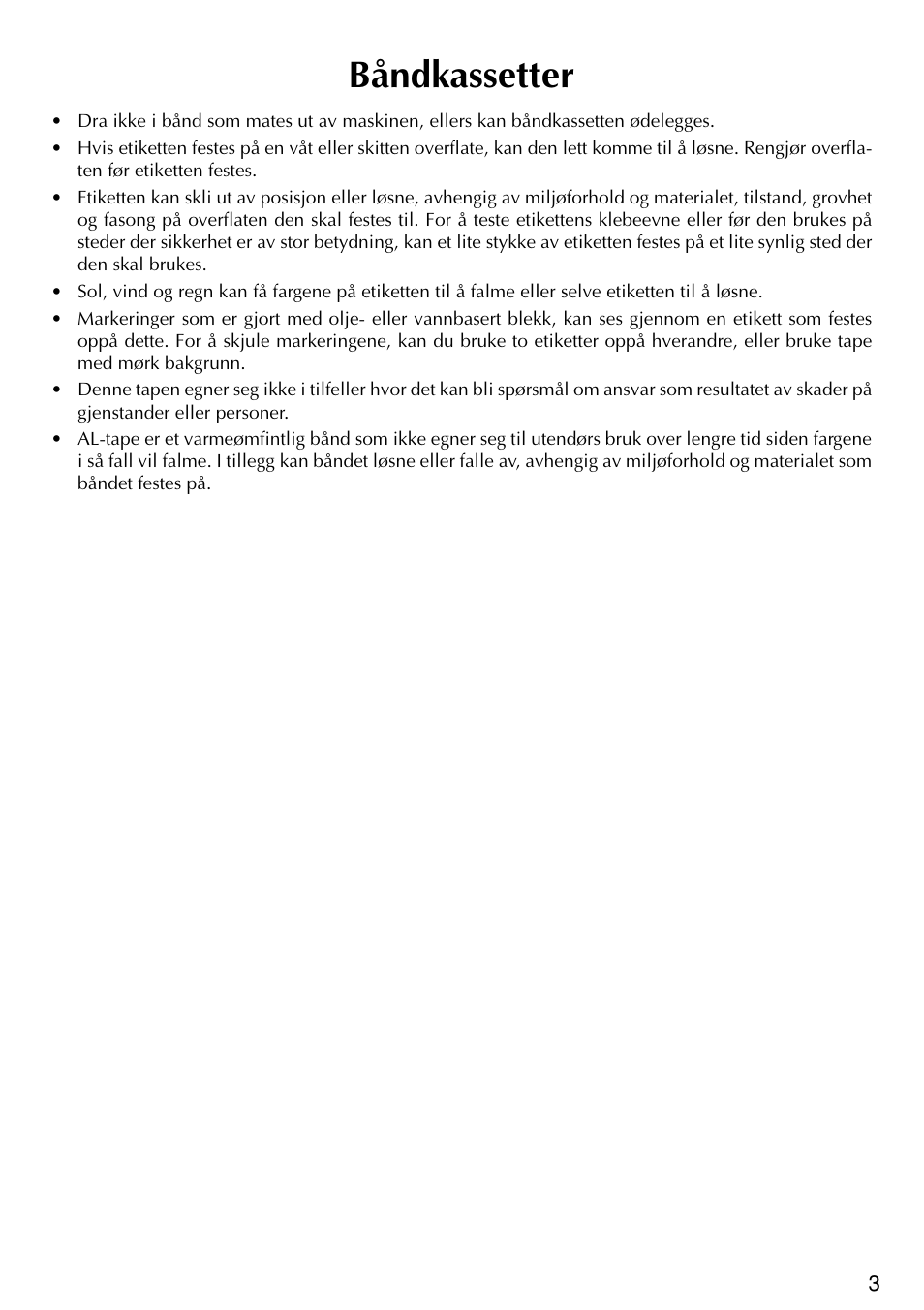 Båndkassetter | Brother PT-2420PC User Manual | Page 161 / 280