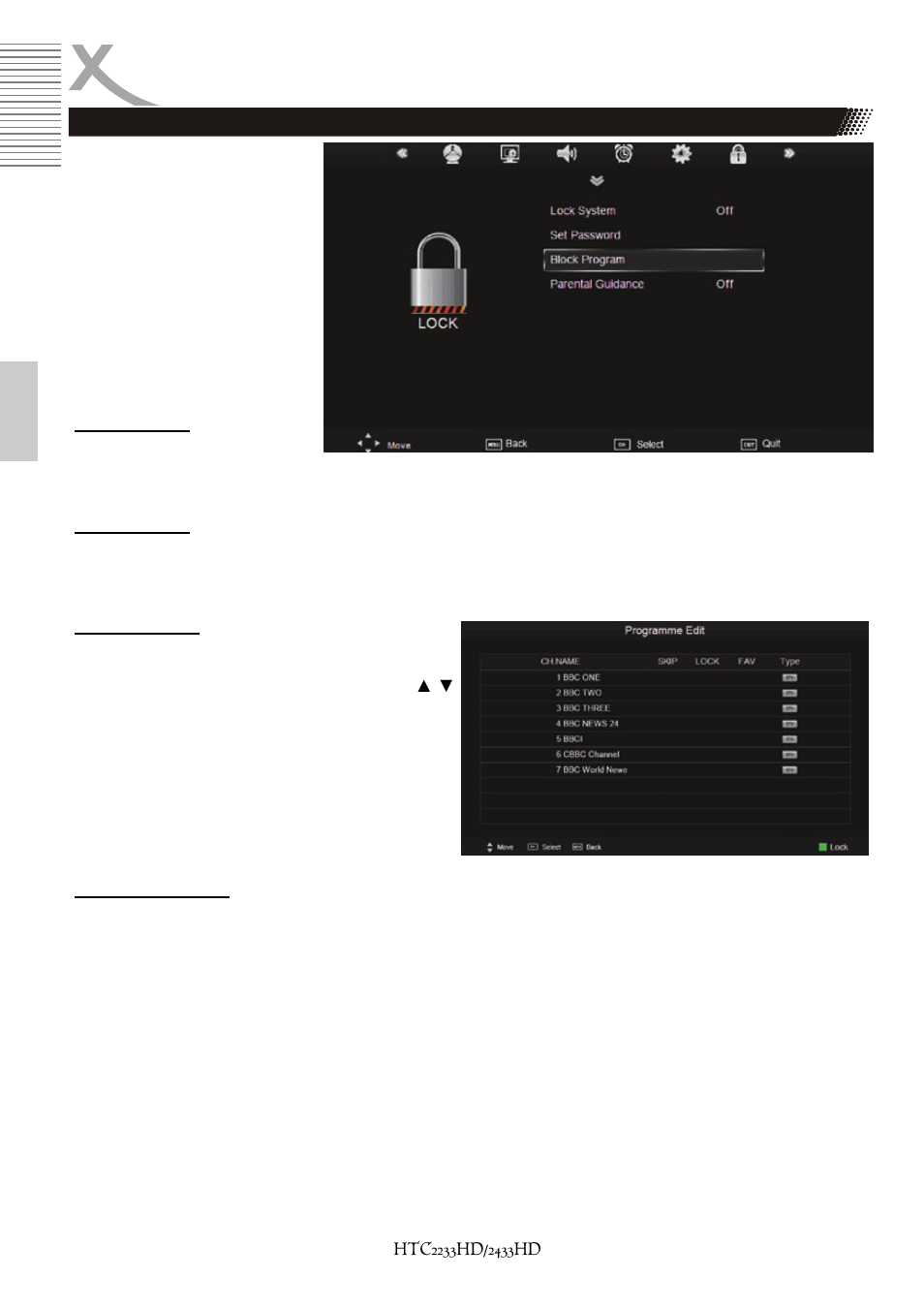 Lcd settings | Xoro HTC 2233HD User Manual | Page 118 / 204
