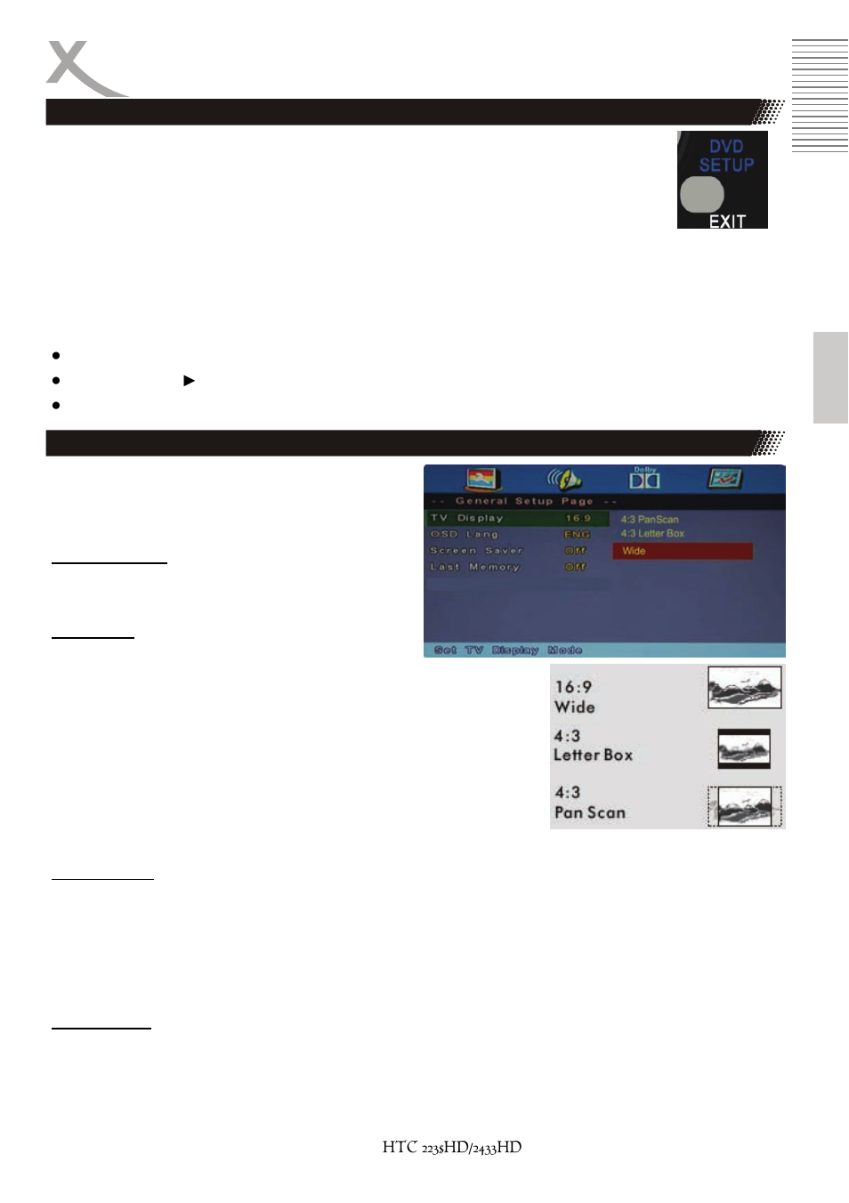 Dvd player setup | Xoro HTC 2233HD User Manual | Page 129 / 204