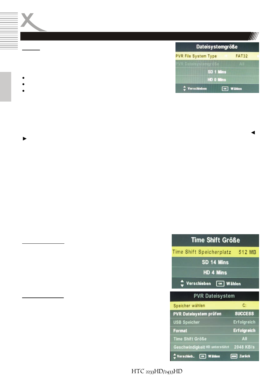 Rekorder | Xoro HTC 2233HD User Manual | Page 30 / 204