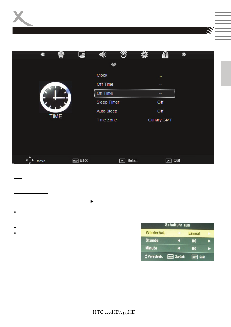 Lcd einstellungen | Xoro HTC 2233HD User Manual | Page 49 / 204