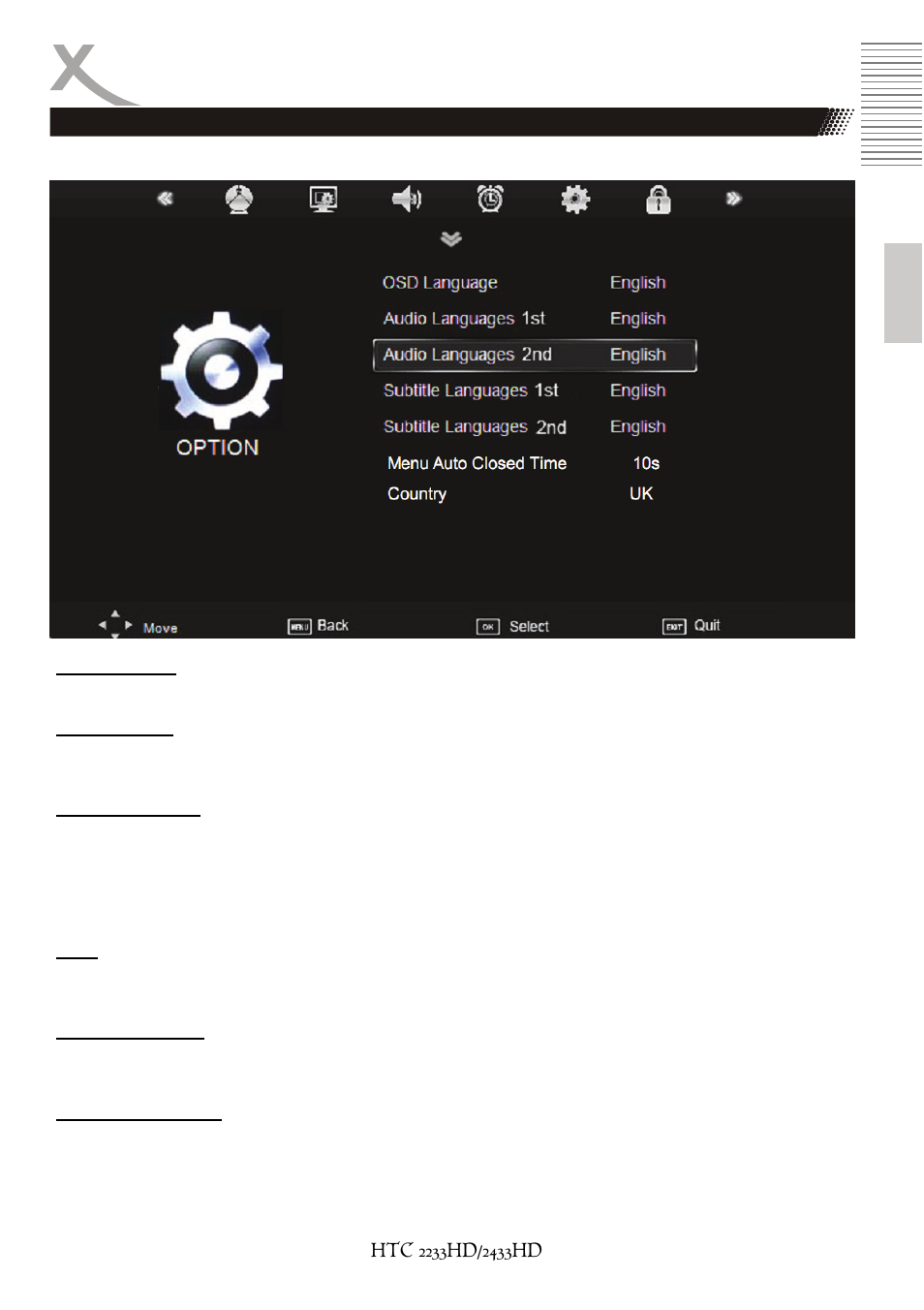 Lcd einstellungen | Xoro HTC 2233HD User Manual | Page 51 / 204