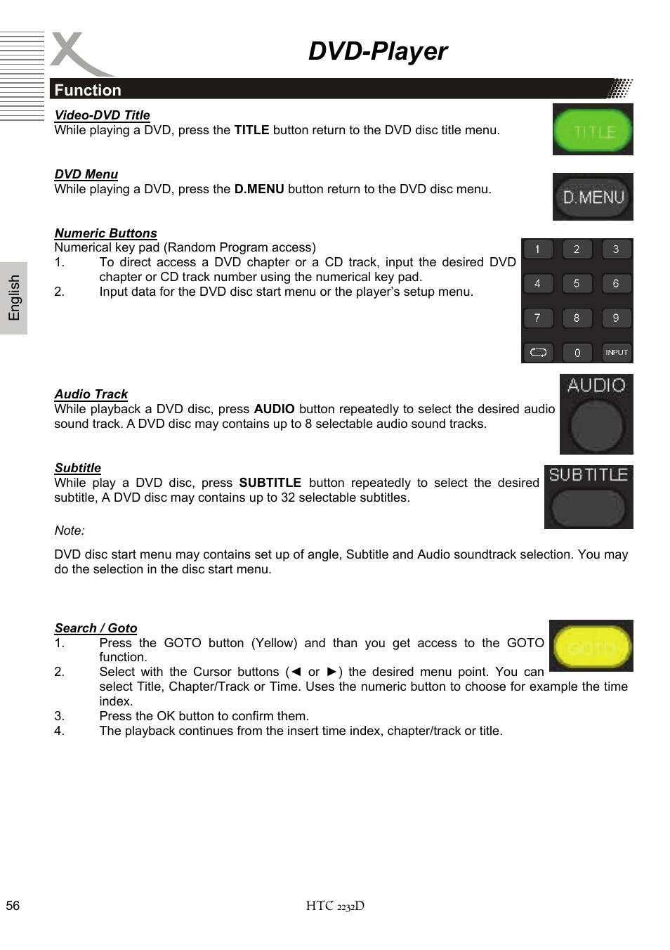 Dvd-player | Xoro HTC 2232D User Manual | Page 122 / 198