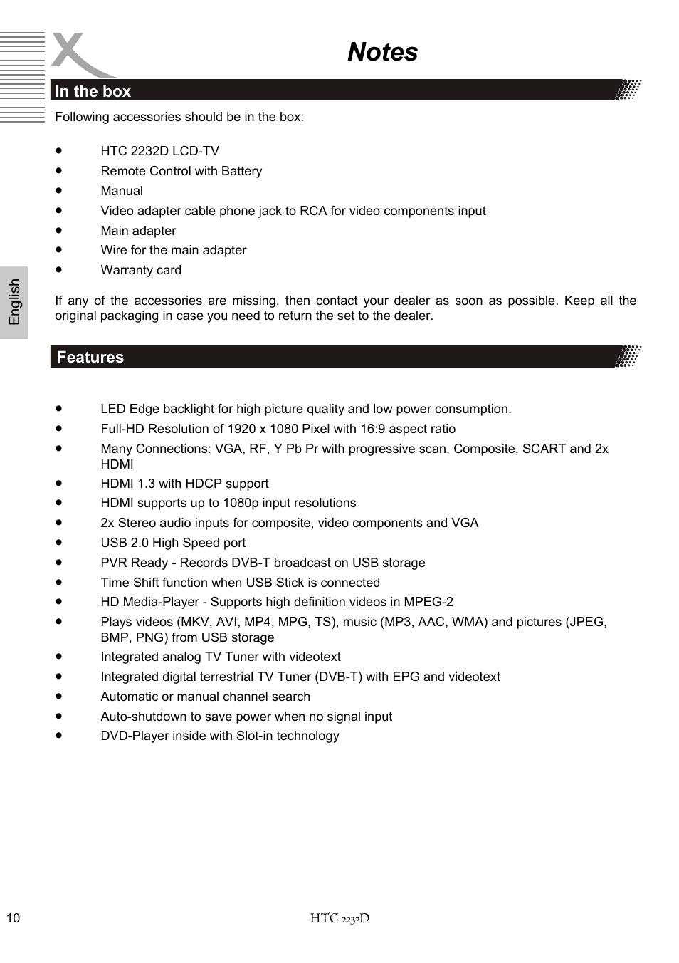 Xoro HTC 2232D User Manual | Page 76 / 198