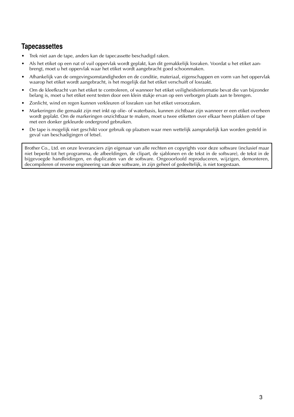 Tapecassettes | Brother PT-9200DX User Manual | Page 121 / 232