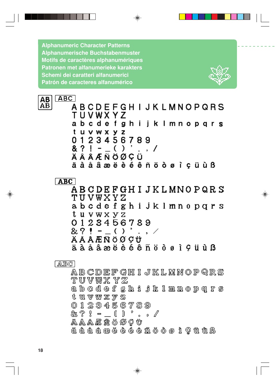 Brother Innov-is 900 User Manual | Page 20 / 28