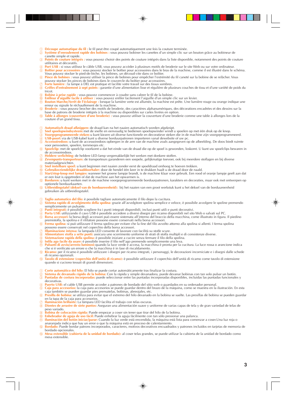 Brother Innov-is 900 User Manual | Page 5 / 28