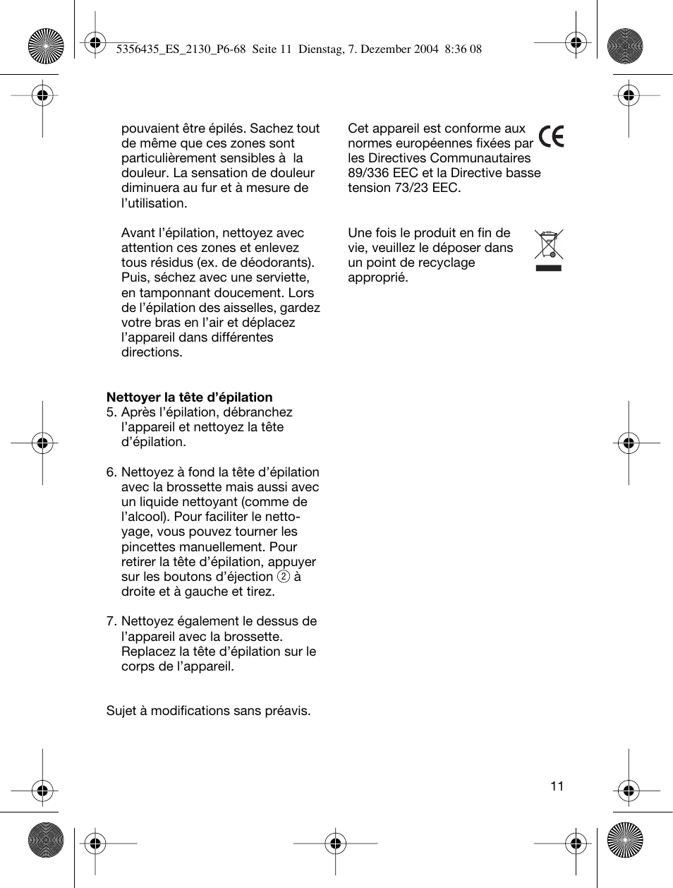 Braun 2120 Silk-épil EverSoft User Manual | Page 10 / 62