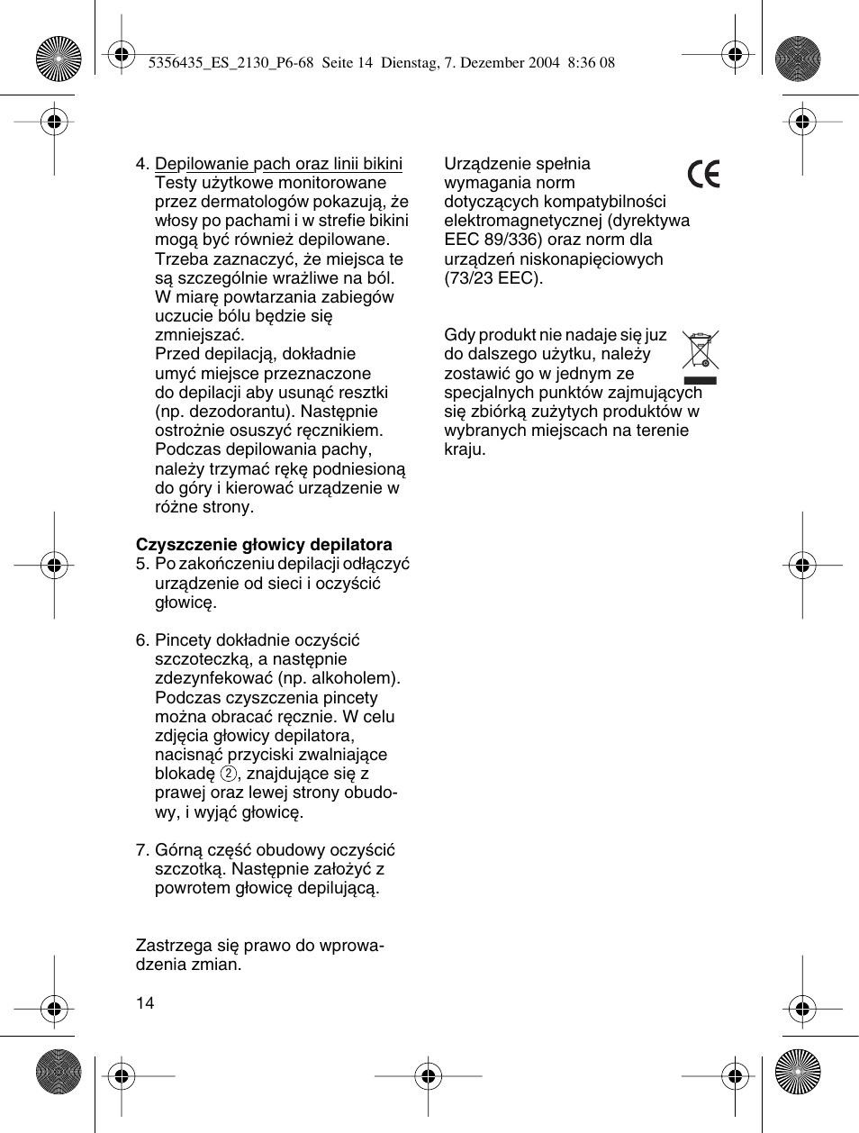 Braun 2120 Silk-épil EverSoft User Manual | Page 13 / 62