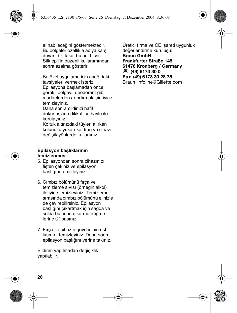 Braun 2120 Silk-épil EverSoft User Manual | Page 25 / 62