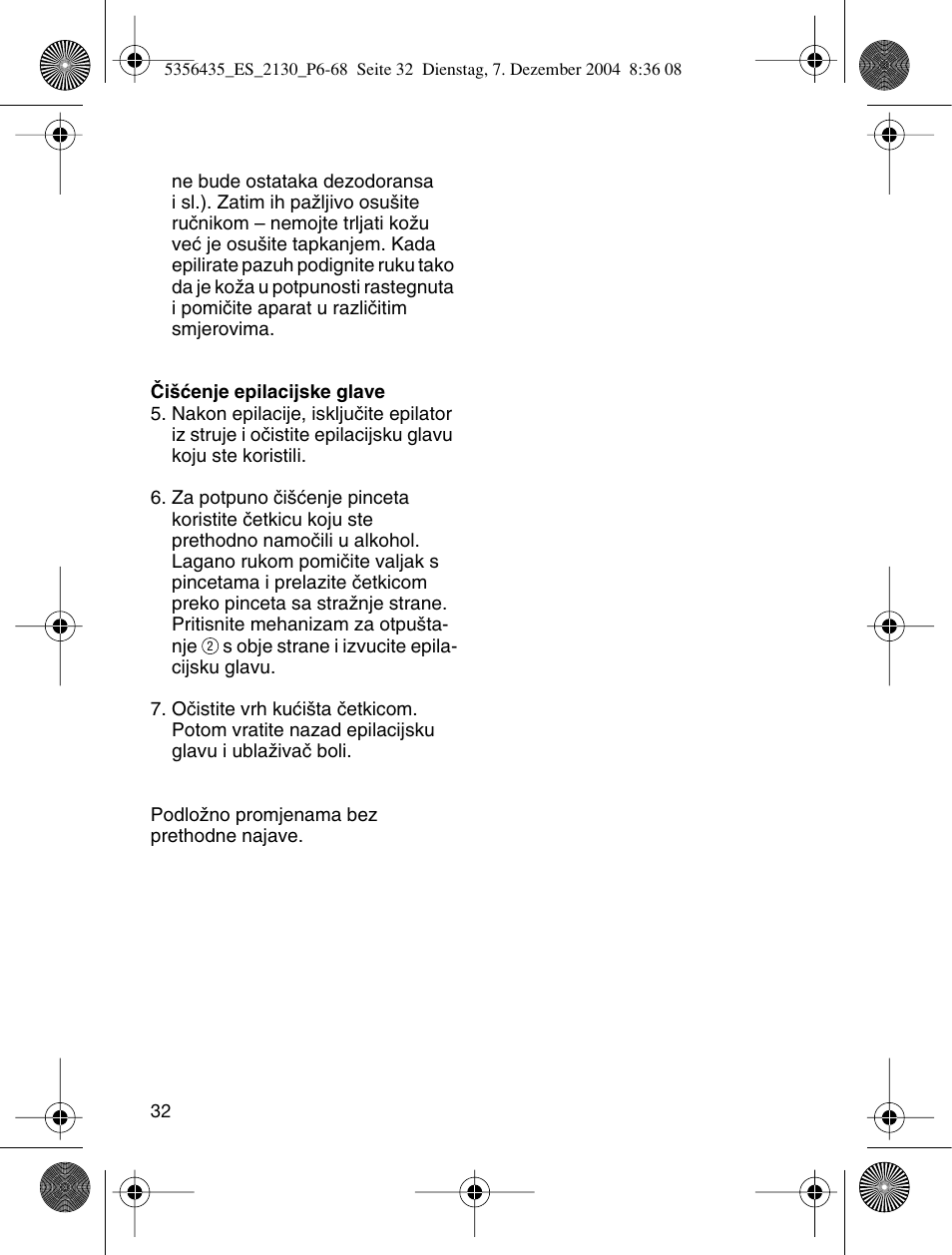 Braun 2120 Silk-épil EverSoft User Manual | Page 31 / 62