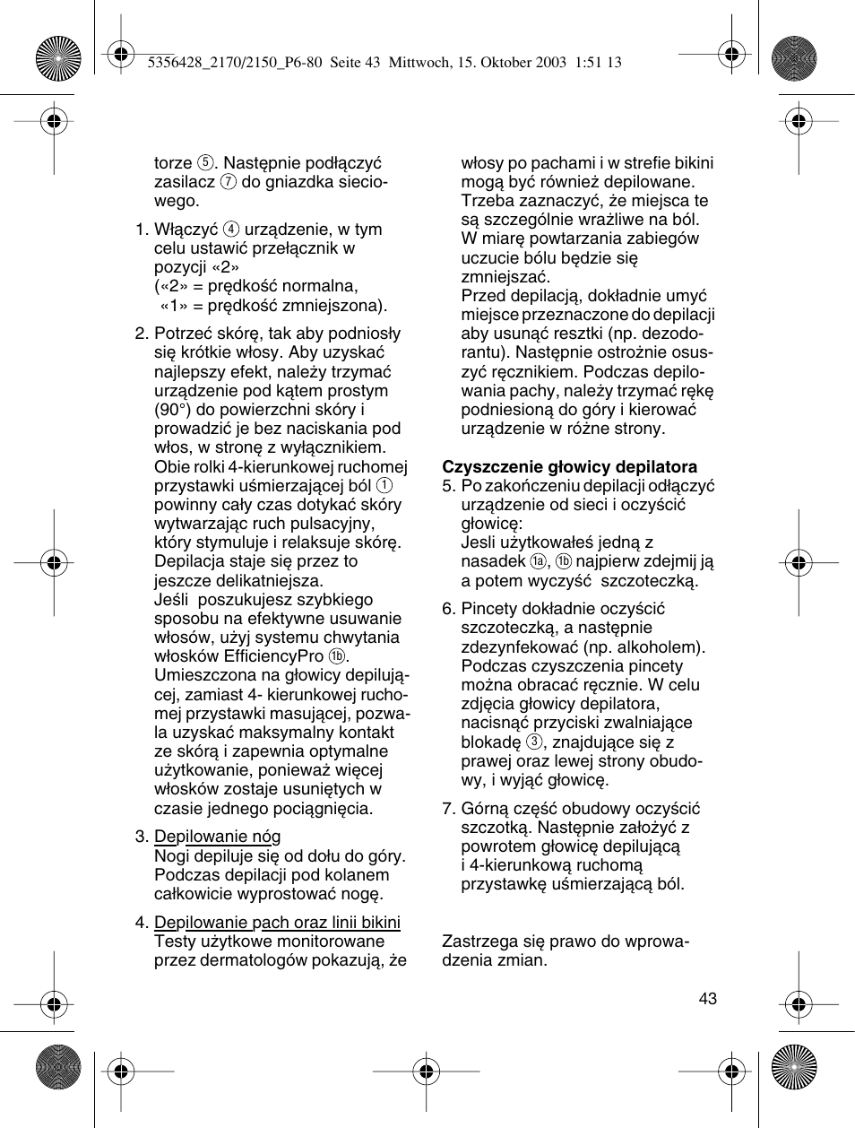 Braun 2150 Silk-épil EverSoft User Manual | Page 42 / 76
