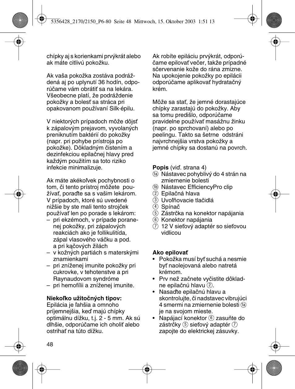 Braun 2150 Silk-épil EverSoft User Manual | Page 47 / 76