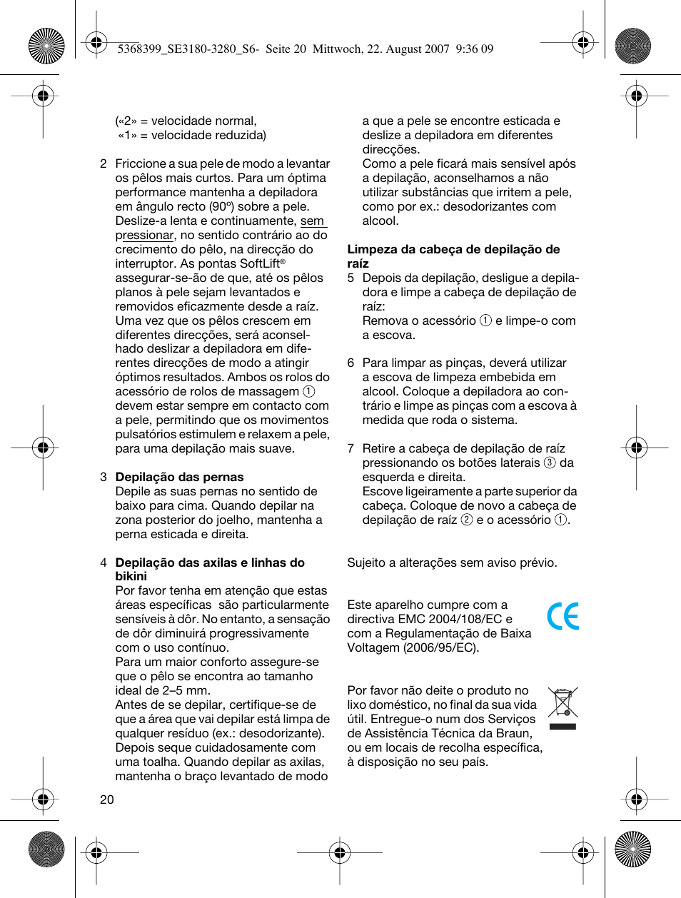 Braun 3170 Silk-épil SoftPerfection User Manual | Page 19 / 51