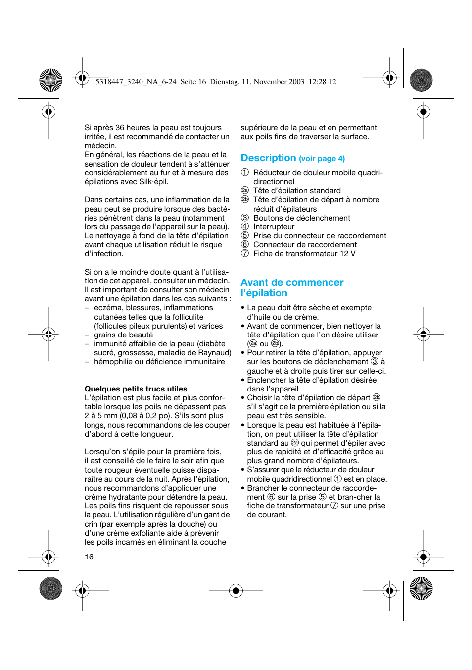 Braun 3240 Silk-épil SoftPerfection Easy Start User Manual | Page 15 / 23