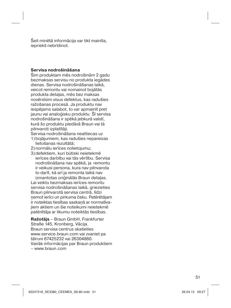 Braun 3380-5320 Silk-épil 3 User Manual | Page 50 / 76