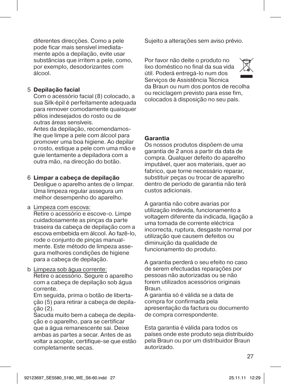 Braun 5185-5340 Silk-épil 5 User Manual | Page 26 / 56