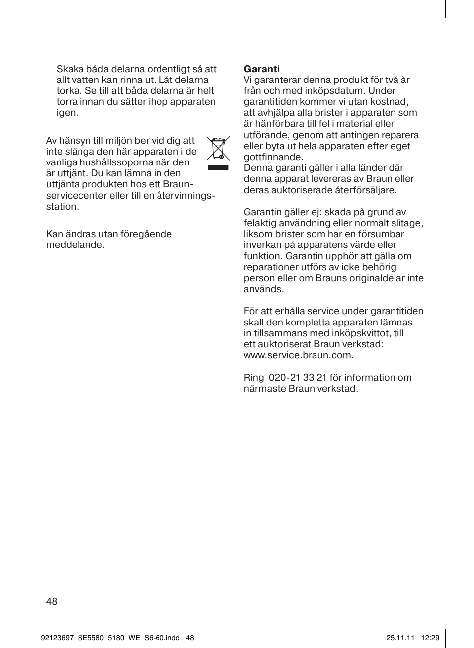Braun 5185-5340 Silk-épil 5 User Manual | Page 47 / 56