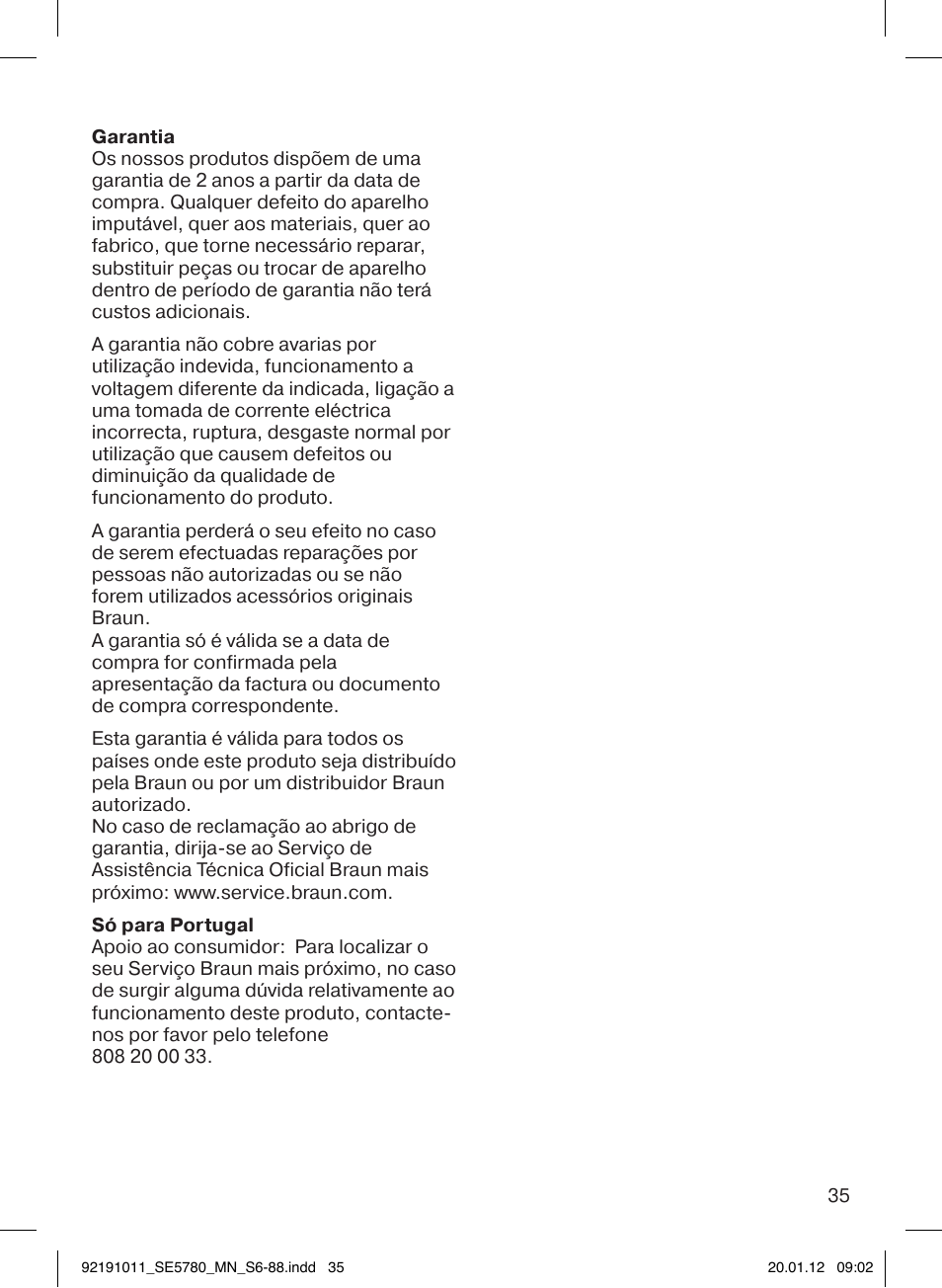 Braun 5780 Silk-épil 5 User Manual | Page 35 / 86