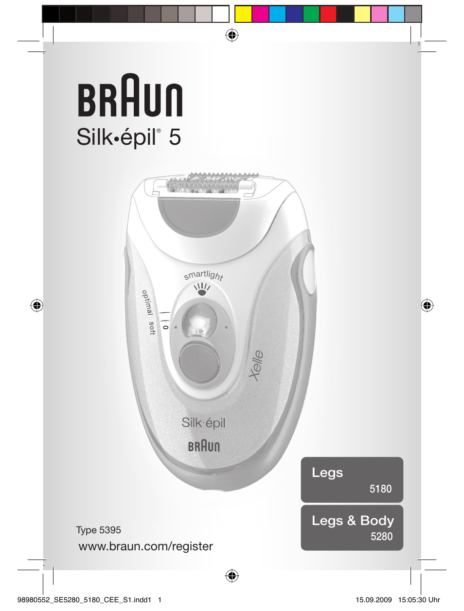 Braun 5180 Silk-épil 5  RU User Manual | 89 pages