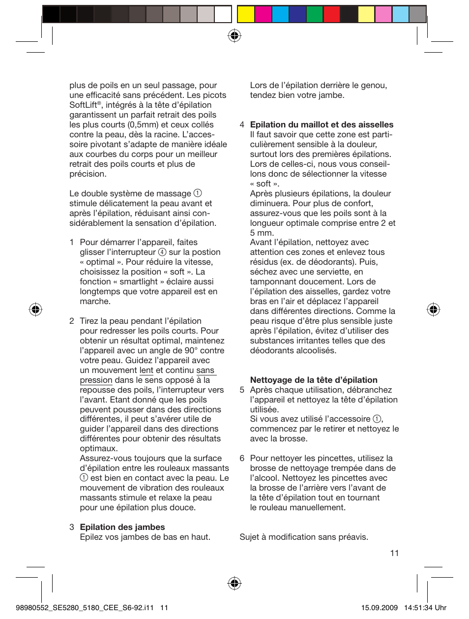 Braun 5180 Silk-épil 5  RU User Manual | Page 10 / 89