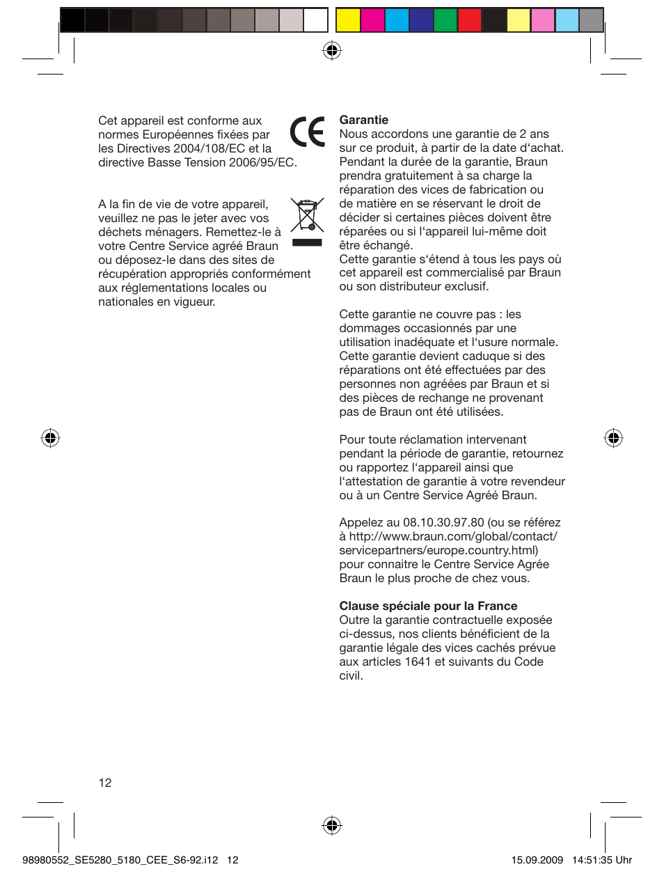 Braun 5180 Silk-épil 5  RU User Manual | Page 11 / 89