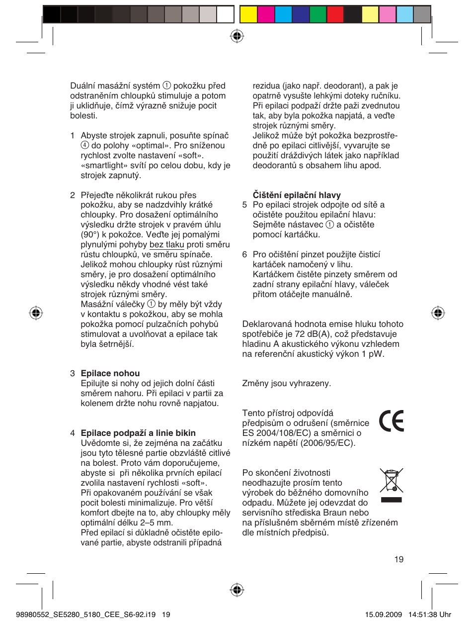 Braun 5180 Silk-épil 5  RU User Manual | Page 18 / 89