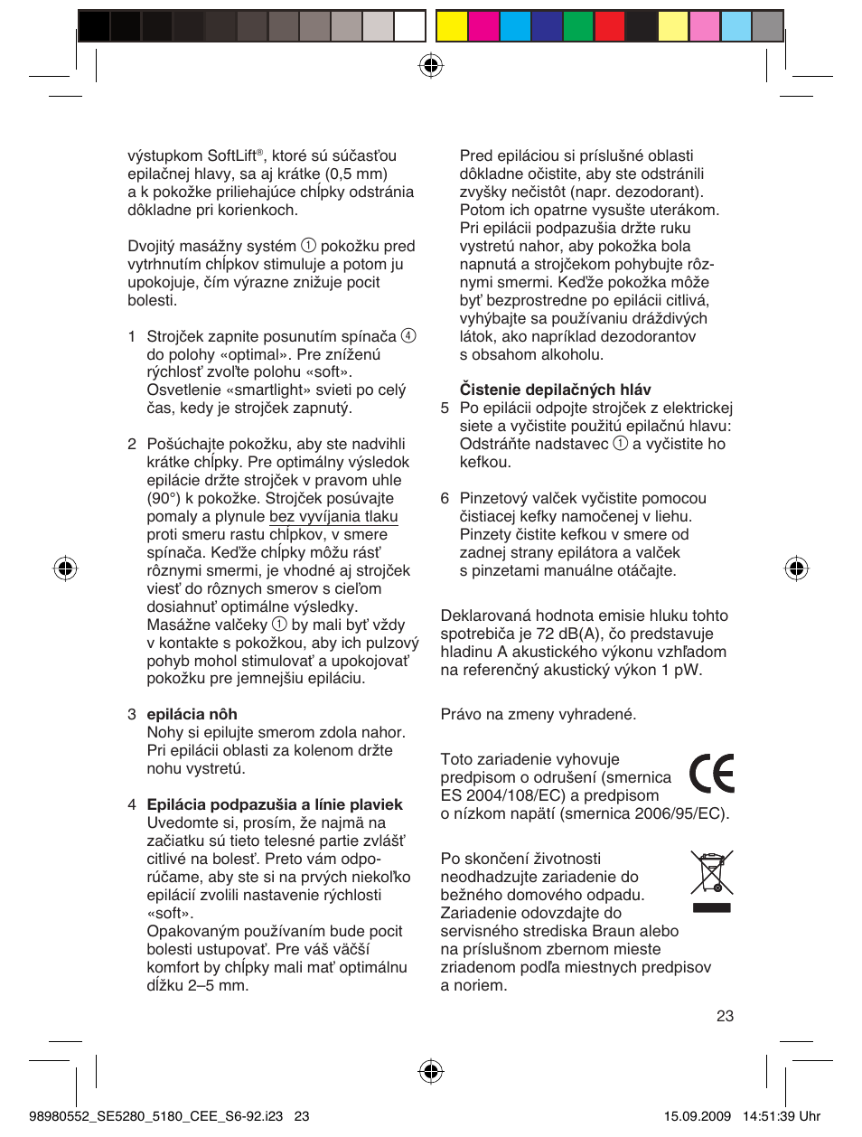 Braun 5180 Silk-épil 5  RU User Manual | Page 22 / 89
