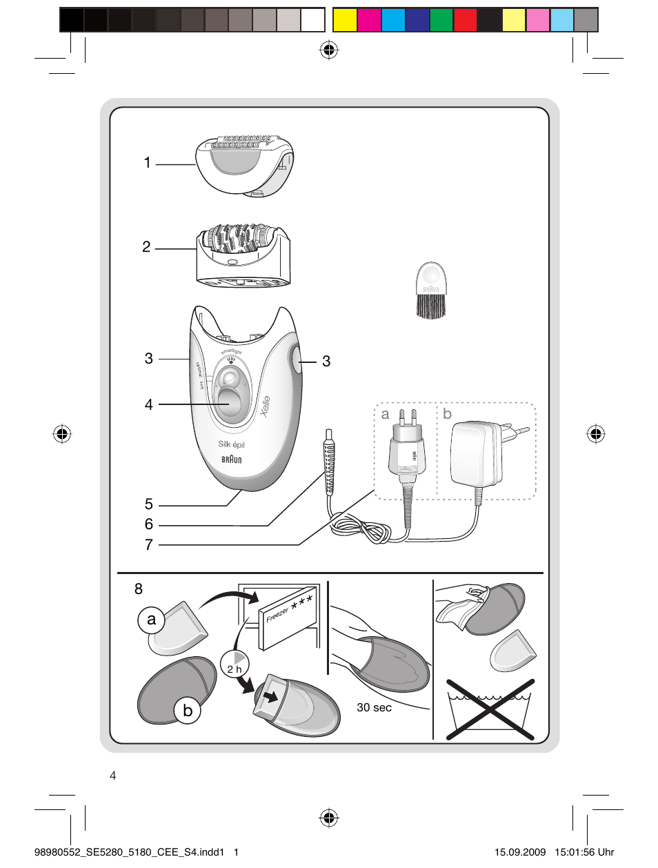 Braun 5180 Silk-épil 5  RU User Manual | Page 3 / 89