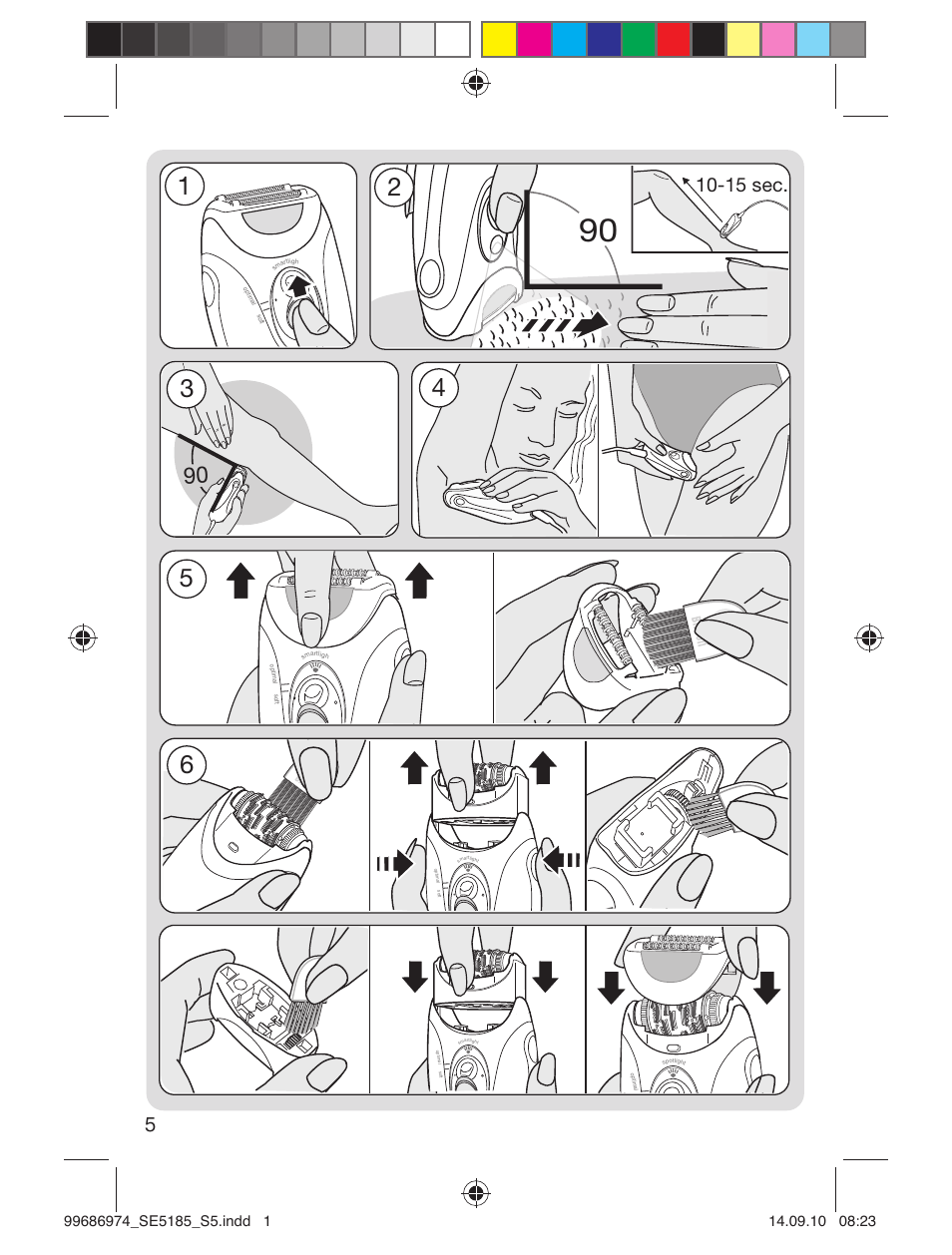 99686974_se5185_s5, 15 sec | Braun 5185-5395 Silk-épil 5 User Manual | Page 4 / 60