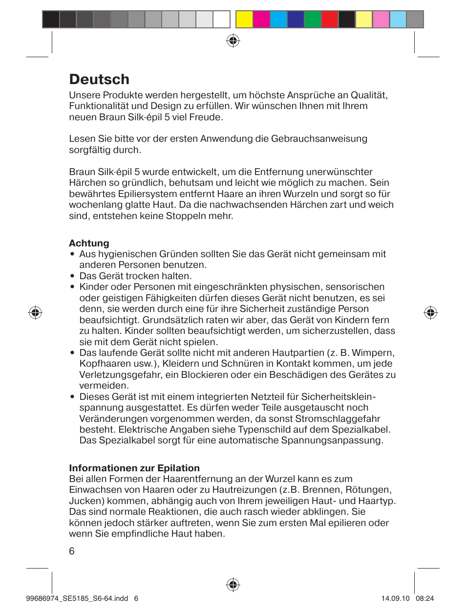 99686974_se5185_s6-64, Deutsch | Braun 5185-5395 Silk-épil 5 User Manual | Page 5 / 60