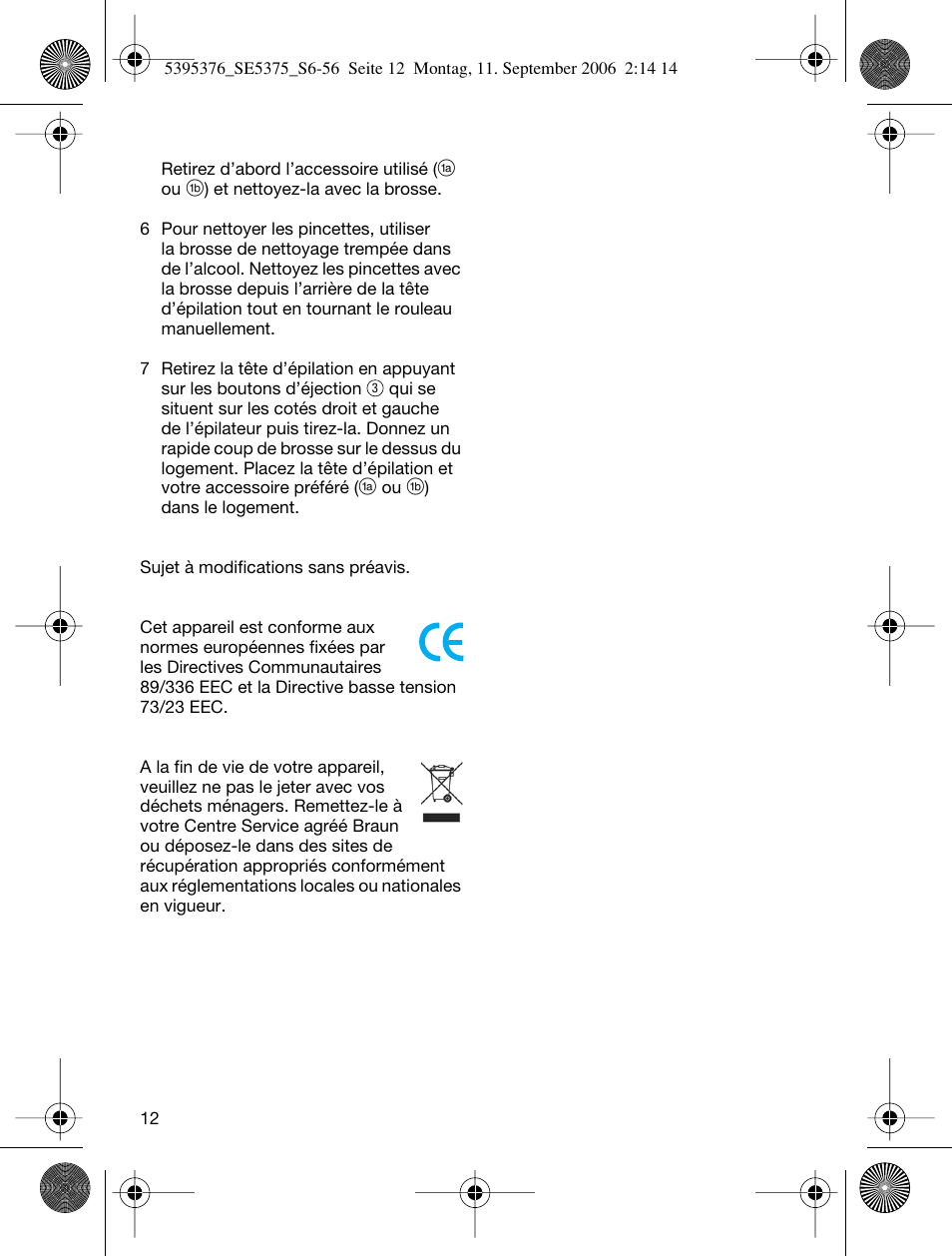Braun 5375 Silk-épil Xelle User Manual | Page 11 / 55