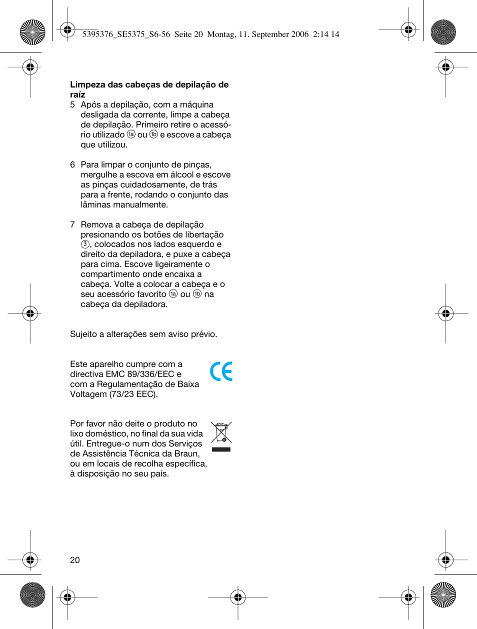 Braun 5375 Silk-épil Xelle User Manual | Page 19 / 55