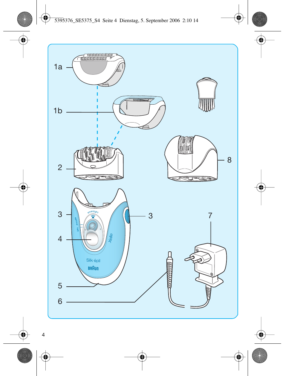 Braun 5375 Silk-épil Xelle User Manual | Page 3 / 55