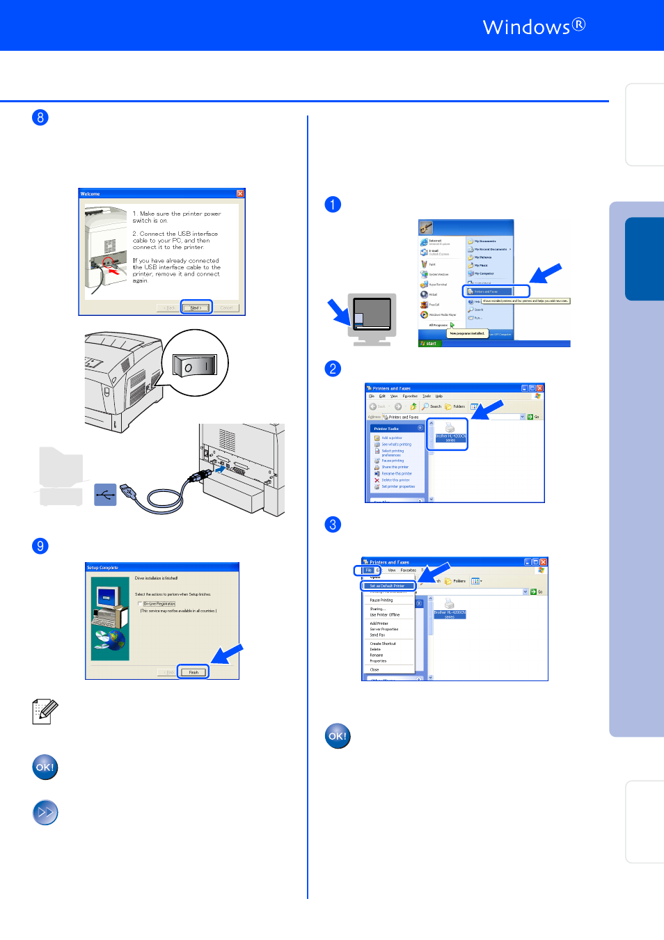 2000/xp users only) | Brother HL-4200CN User Manual | Page 19 / 41