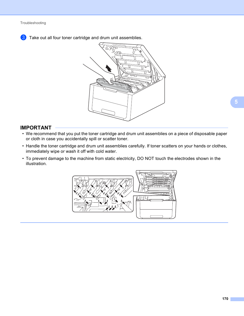 Important | Brother HL-3170CDW User Manual | Page 176 / 206