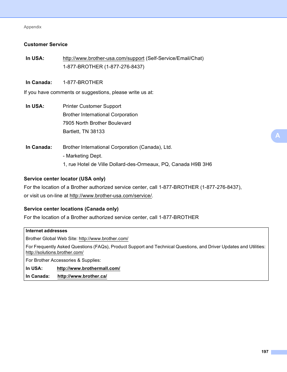Brother HL-3170CDW User Manual | Page 203 / 206