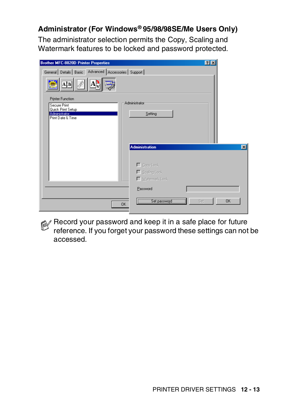 Brother MFC-8820DN User Manual | Page 188 / 421