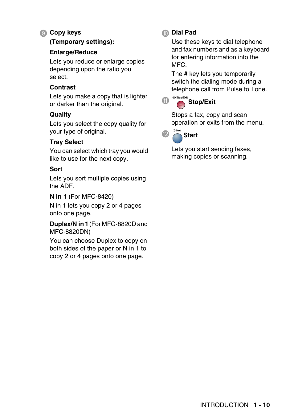 Brother MFC-8820DN User Manual | Page 36 / 421