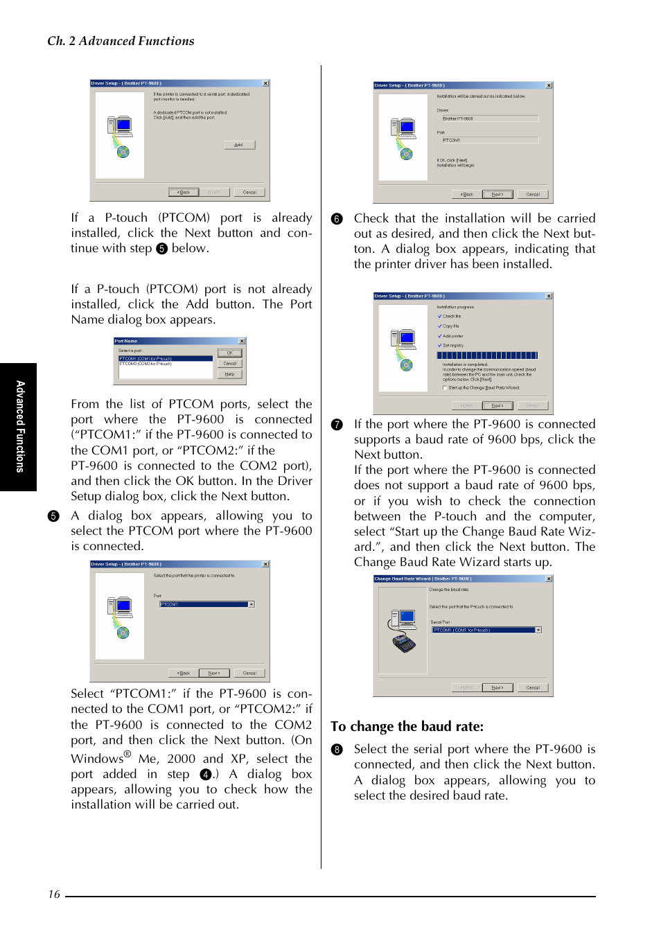 Brother PT-9600 User Manual | Page 21 / 52
