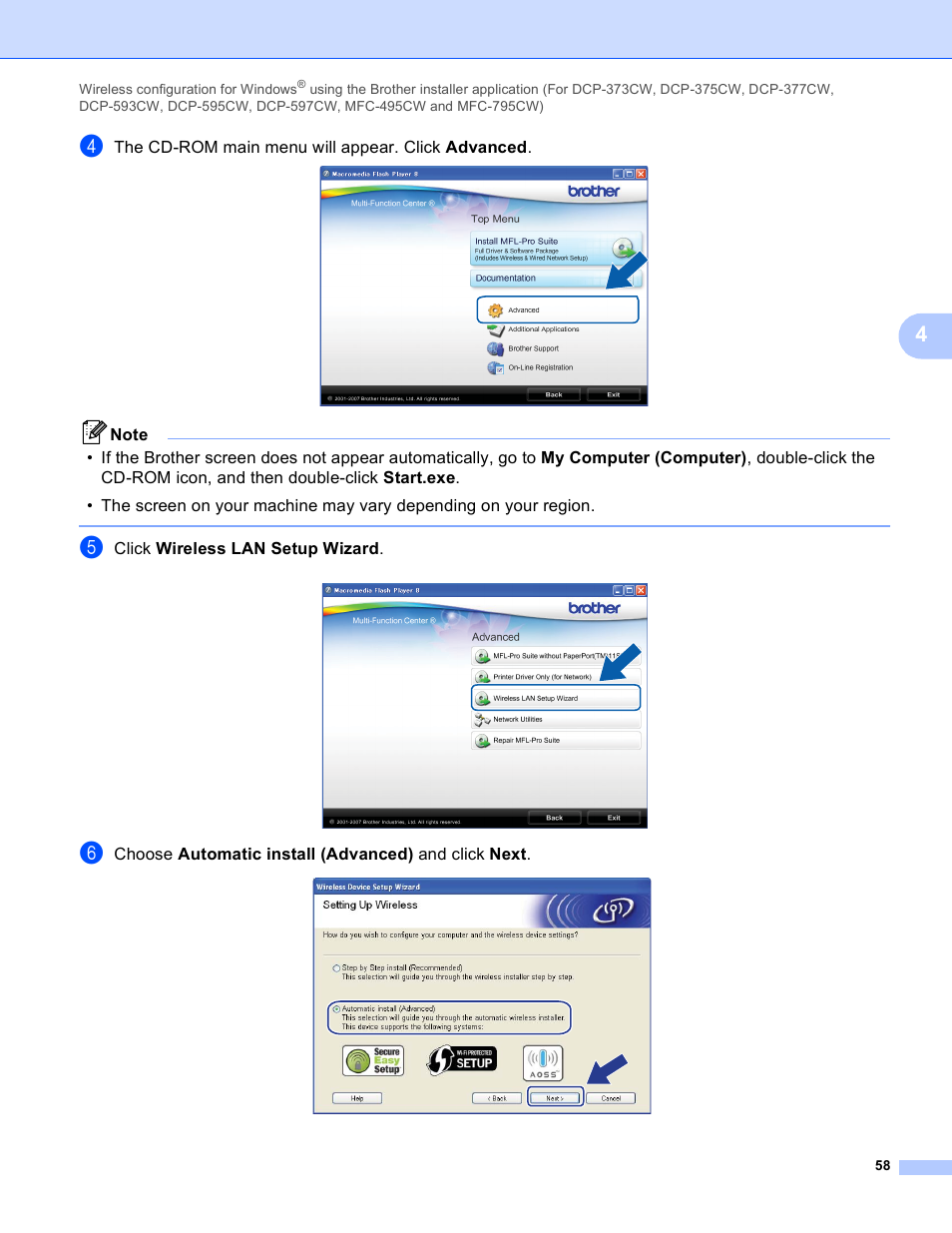 Brother DCP-395CN User Manual | Page 67 / 170