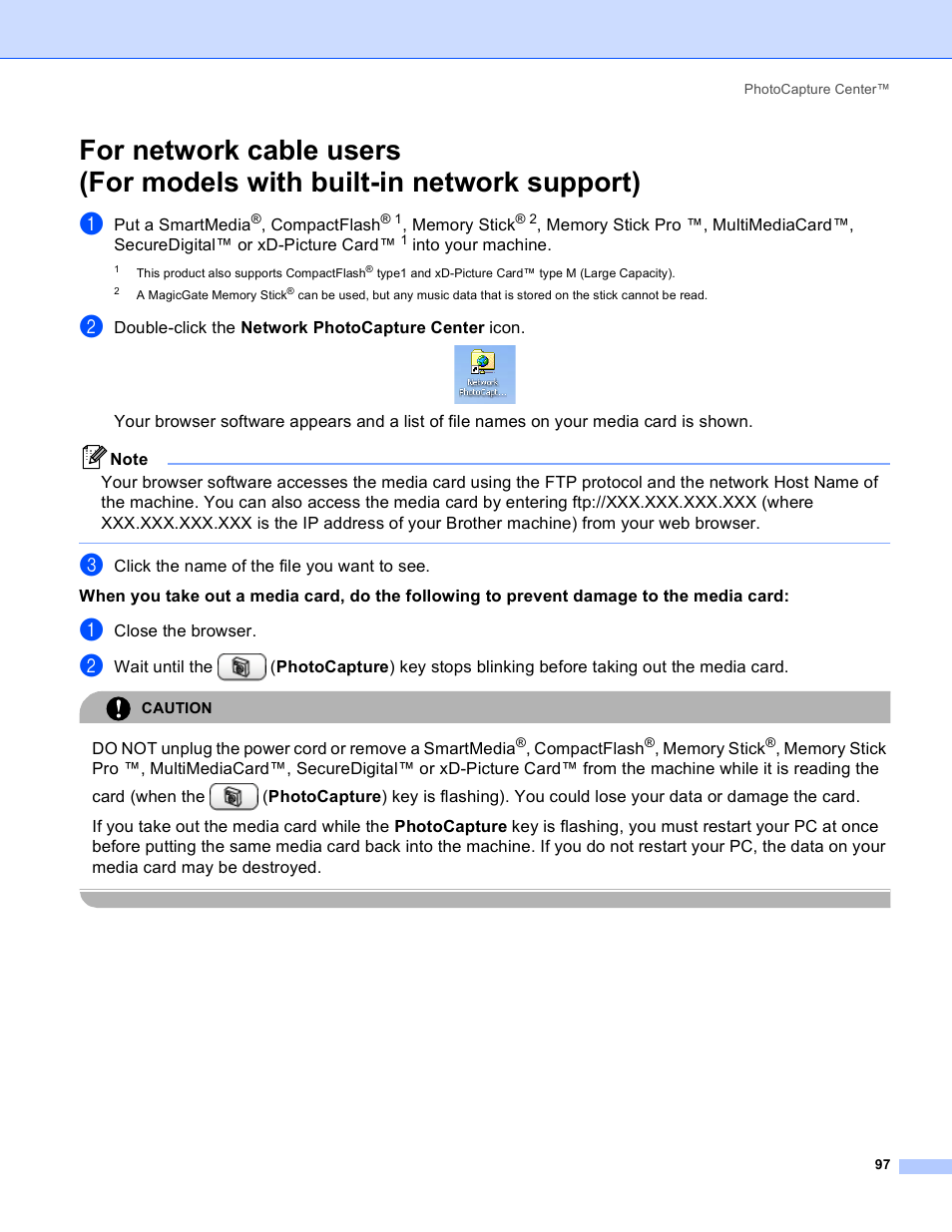 Brother MFC-640CW User Manual | Page 103 / 160
