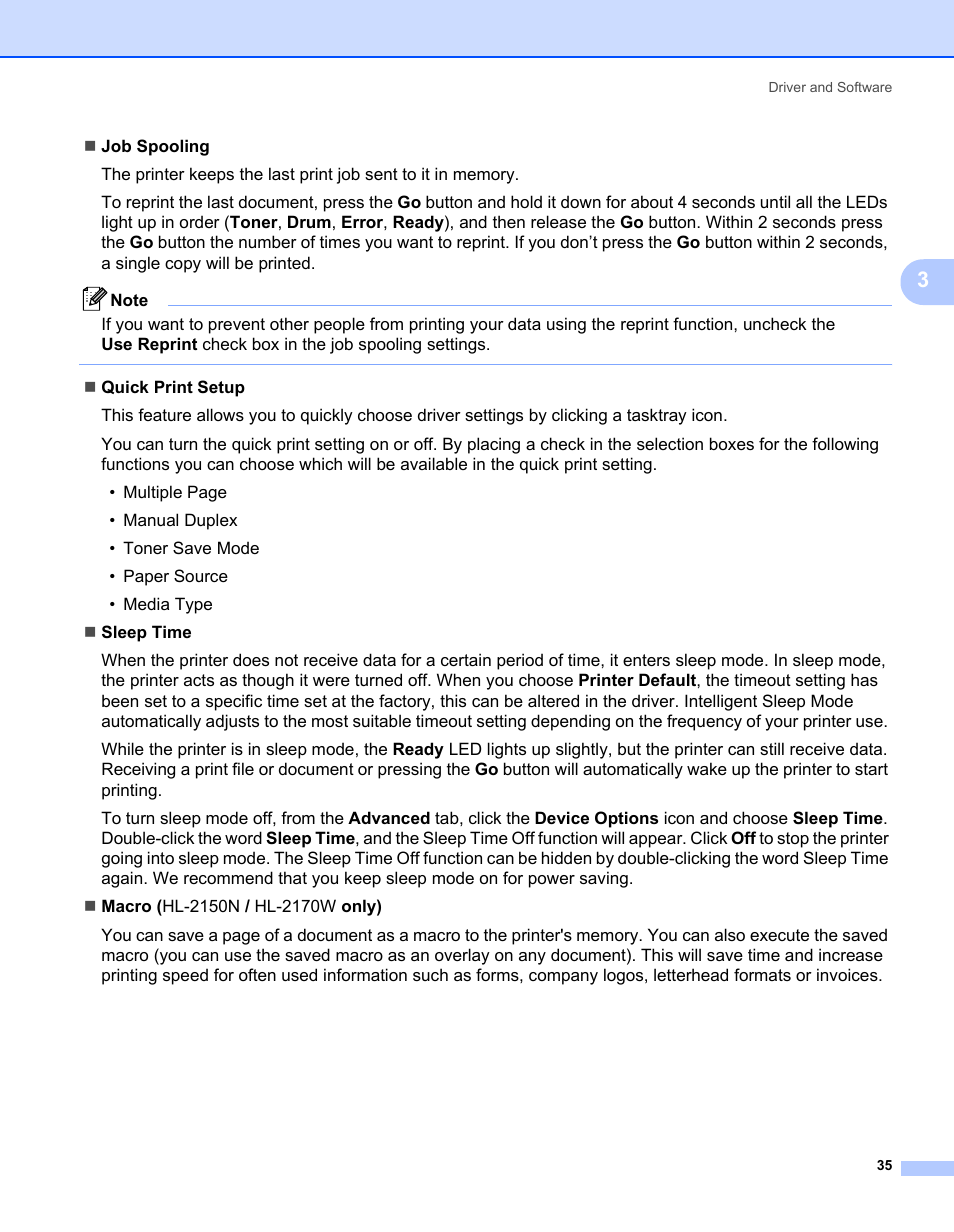 Brother HL-2170W User Manual | Page 43 / 138