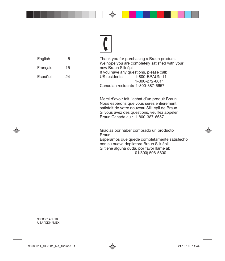 Braun 7681-5377 Silk-épil 7 Legs Body & Face User Manual | Page 2 / 32