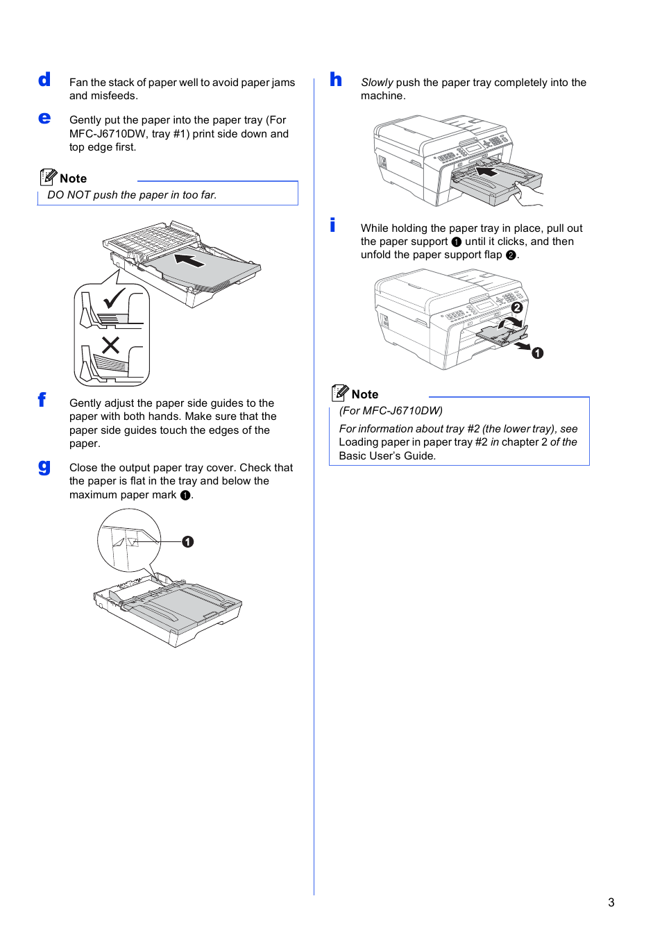 Brother MFC J6510DW User Manual | Page 3 / 40