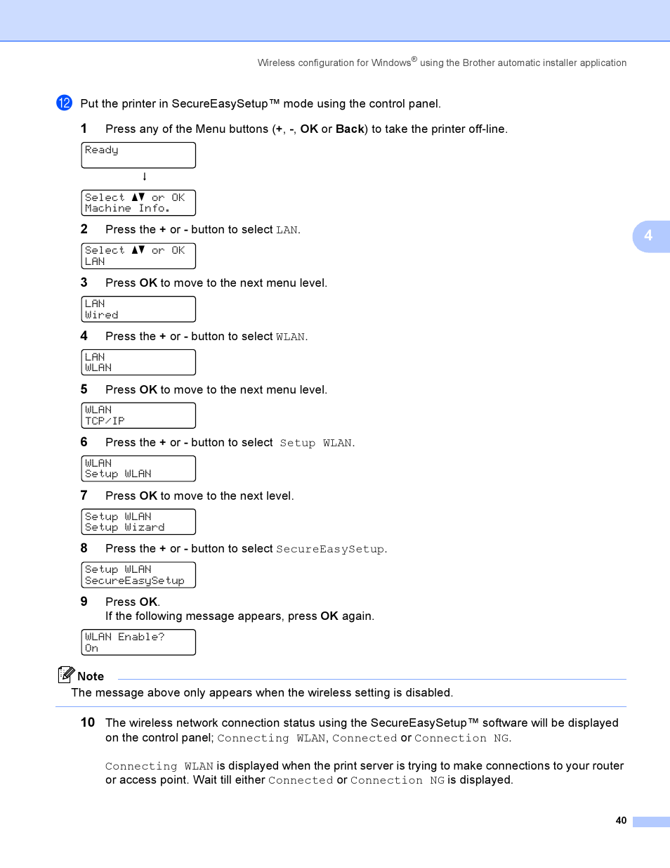 Brother HL-4040CDN User Manual | Page 47 / 177