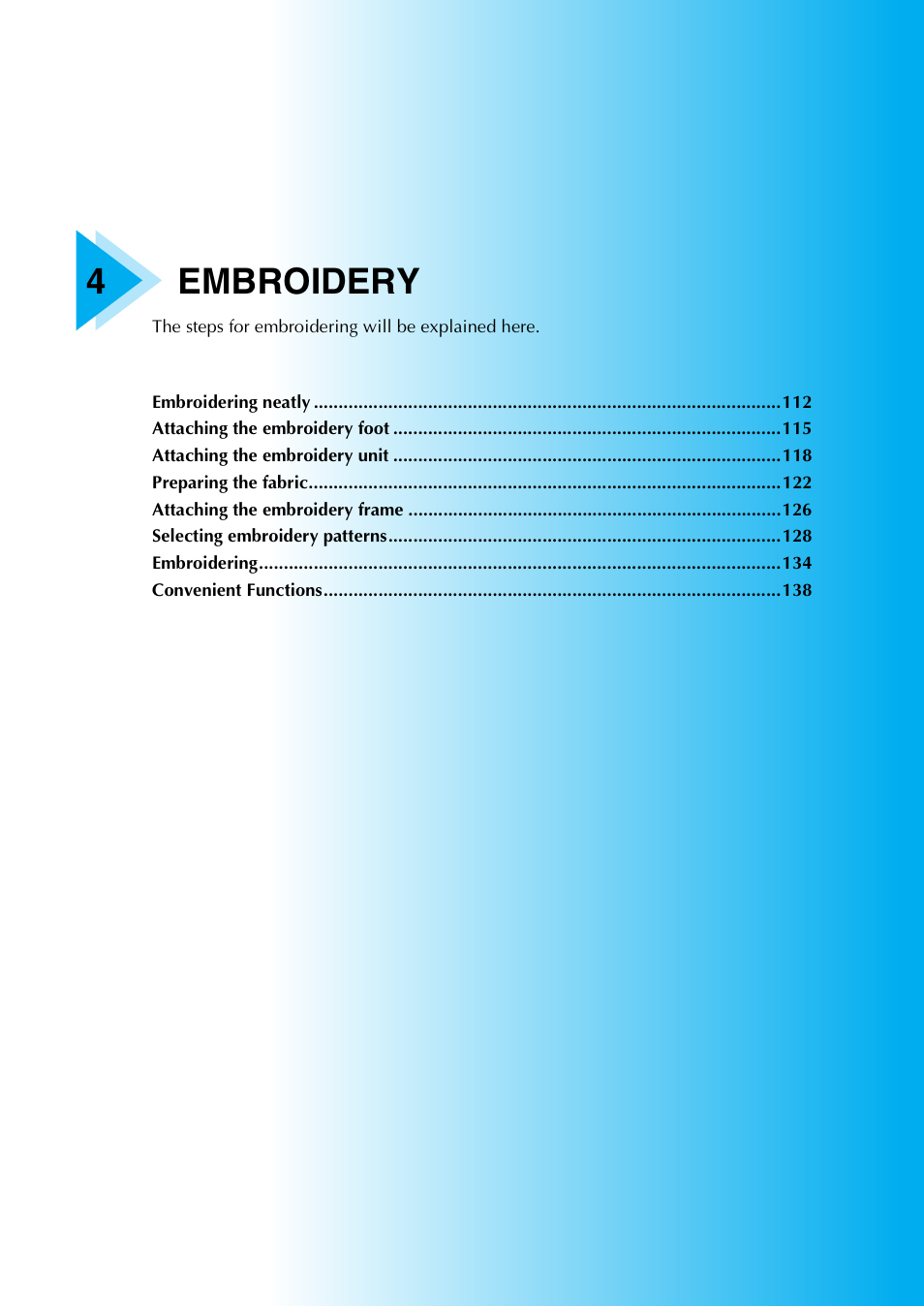 4embroidery | Brother SE-270D User Manual | Page 117 / 166